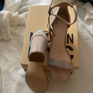 Rhinestone comfortable foam performance insoles heels